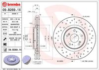 BREMBO 09.B269.1X Brake Disc