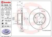 BREMBO 09.C649.11 Brake Disc