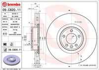 BREMBO 09C82011 Brake Disc