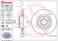 BREMBO 09.C895.11 Brake Disc