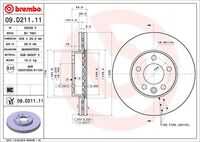 BREMBO 09D21111 Диск тормозной