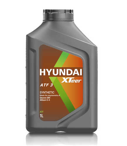 HYUNDAIXTEER 1011011 HYUNDAI Xteer ATF 3 (1L) жидкость гидравл.! для АКПП Dexron IIIH, Allison C-4