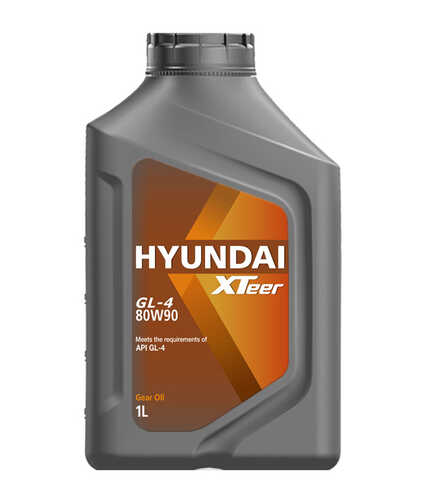 HYUNDAIXTEER 1011018 HYUNDAI Xteer Gear Oil-4 80W90 (1L) масло трансмиссионное! минер. API GL-4