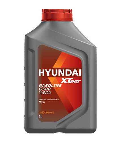 HYUNDAIXTEER 1011044 Gasoline G500 10W40 (1L) масло моторн.! п/синт. API SL