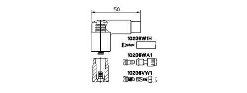 BREMI 10206VW1 Наконечник провода высоковольтного! VW Golf/Polo, Audi 80/100/A2, BMW 3/5 E12/E23 81-90