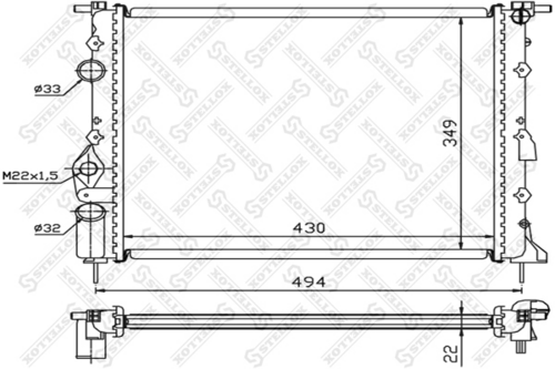 STELLOX 10-25040-SX Рычаг независимой подвески колеса, подвеска колеса