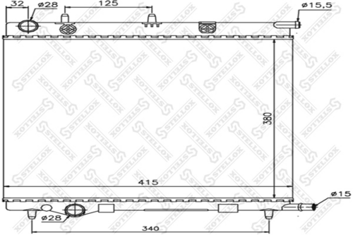 STELLOX 10-25186-SX Тормозной диск