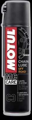 MOTUL 102982 Motul Chain Lube off road C3 смазка для мотоцепей 0,4L желтая