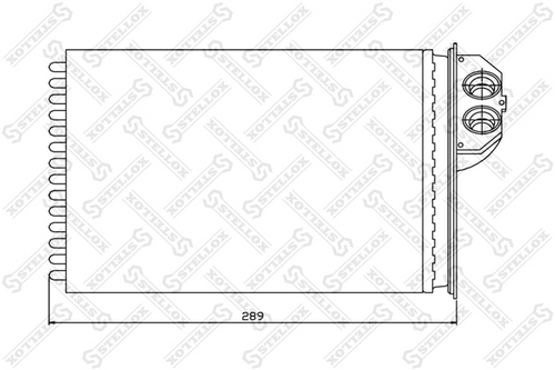 STELLOX 10-35091-SX Радиатор печки! Peugeot 307 1.4-2.0 00>