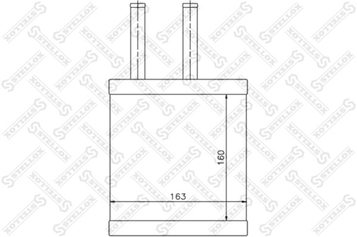 STELLOX 10-35106-SX Теплообменник, отопление салона