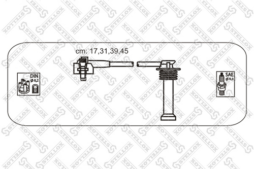 STELLOX 10-38113-SX Комплект проводов зажигания