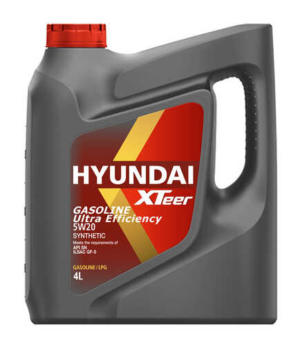 HYUNDAIXTEER 1041001 А/масло HYUNDAI XTEER GASOLINE ULTRA EFFICIENCY SN/GF-5 5W20 4L (КОРЕЯ)