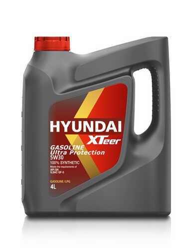 HYUNDAIXTEER 1041002 А/масло HYUNDAI XTEER GASOLINE ULTRA PROTECTION SN/GF-5 5W30 4L (КОРЕЯ)