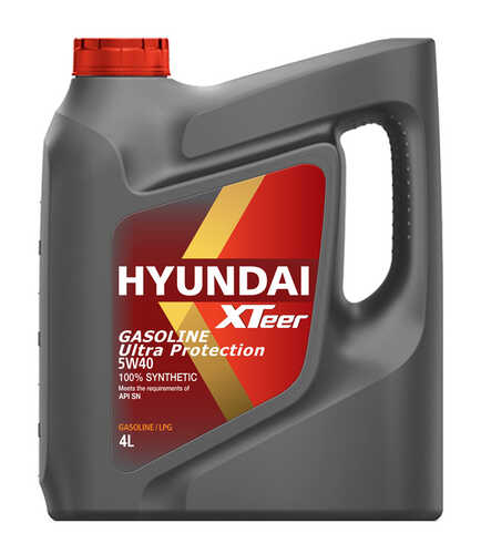 HYUNDAIXTEER 1041126 SN, 4 л, API SN PLUS 100% SYNTHETIC, моторное масло син;Масло моторное Gasoline Ultra Protection 5W40 синтетика 4 л