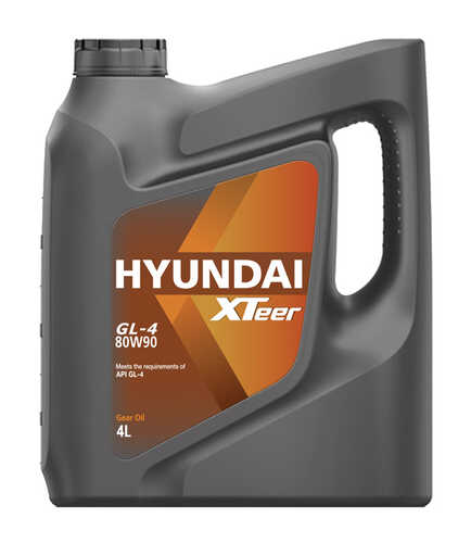 HYUNDAIXTEER 1041421 Масло трансмиссионное Xteer Gear Oil-4 80W90 API GL-4 (4л.)