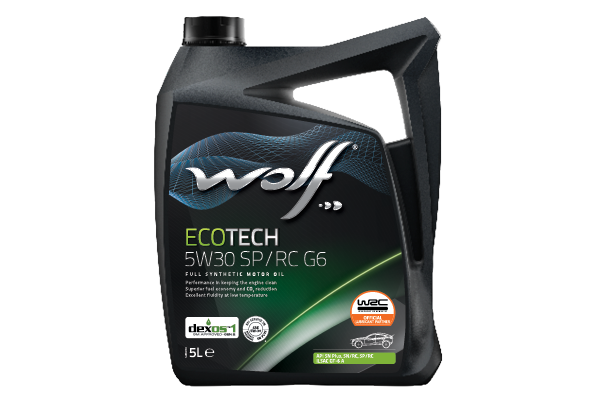 WOLF 1047293 Масло моторное ECOTECH 5W30 SP/RC G6 5L (FIAT 9.55535-CR1 FORD WSS-M2C961-A GM de