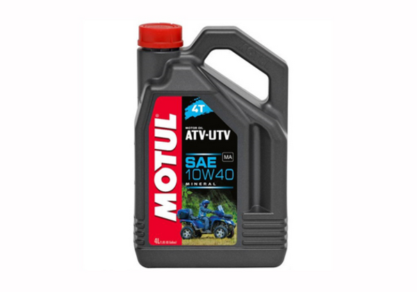 MOTUL 105879 Motul 10W40 ATV-UTV 4T Motoroil (4L) (минер) масло моторное! для квадроциклов API SL /SJ JASO MA