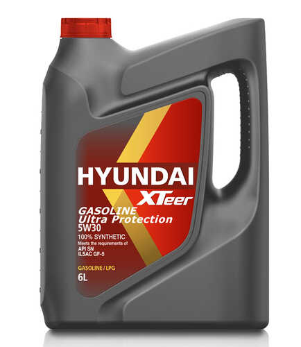 HYUNDAIXTEER 1061011 Gasoline Ultra Protection 5W30 (6L) масло моторн.! синт. API SP, ILSAC GF-5, GF-6