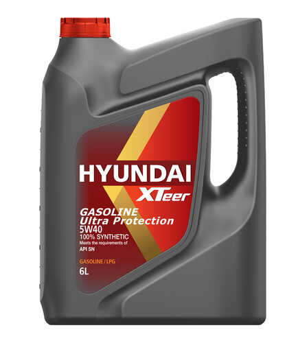 HYUNDAIXTEER 1061126 Gasoline Ultra Protection 5W40 (6L) масло моторн.! синт. API SP