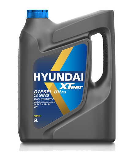 HYUNDAIXTEER 1061224 Diesel Ultra C3 5W30 (6L) масло моторн.! синт. API SN, ACEA C3, MB 229.31