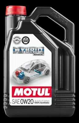 MOTUL 107142 Мотоpмасло HYBRID 0W20 4x4Л