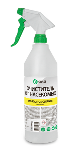 GRASS 110217 Очиститель следов насекомых! 'Mosquitos Cleaner' professional (с проф. тригером) 1л