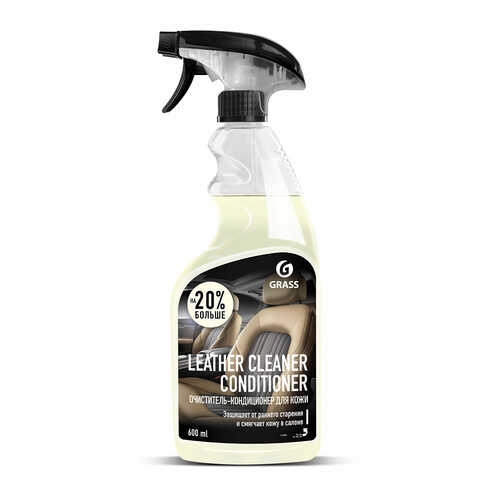 GRASS 110402 Очиститель-кондиционер кожи! 'Leather Cleaner Conditioner' флакон 600мл