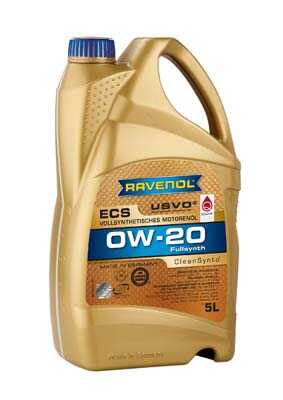 RAVENOL 1111102005 Масло моторное 0W-20 5л ECS EcoSynth (синтетика+ПАО)