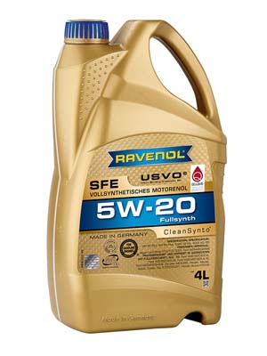 RAVENOL 1111110004 Масло моторное SFE 5W-20 4л (синтетика+ПАО)