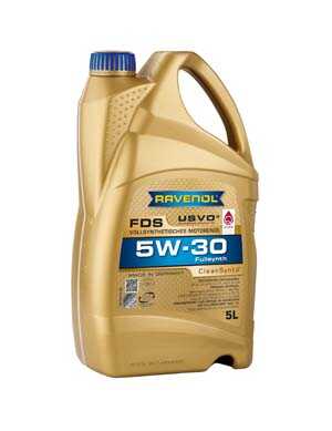 RAVENOL 1111139005 Масло моторное 5W-30 5л FDS (синтетика+ПАО)