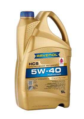 RAVENOL 1112105005 Масло моторное 5W-40 5Л HCS (СИНТЕТИКА)