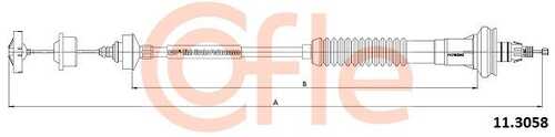 COFLE 11.3058 Трос сцепления