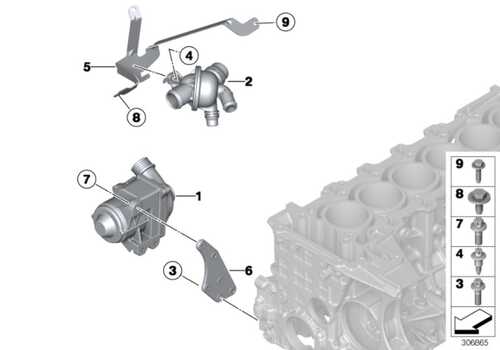 BMW 11515A05704 Насос ож, электрический