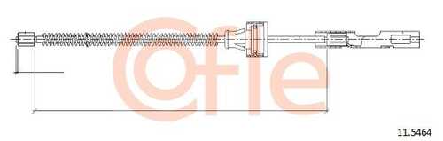 COFLE 115464 Трос стояночного тормоза