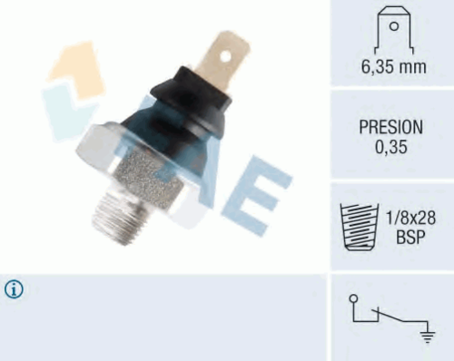 FAE 11610 Датчик давления масла! Mazda 323/626 1.3-2.2i/1.7D/2.0D 89-98