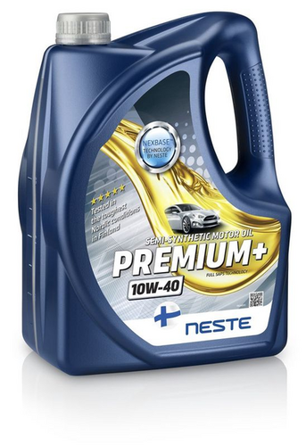 NESTE 116345 1163 45 масло моторное PREMIUM+ 10W-40 4 л полусинтетическое