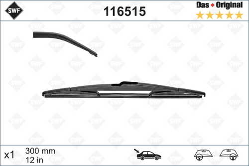 SWF 116515 Щетка! 300/12', задняя Honda Accord, Mitsubishi Outlander, Nissan Micra/Pathfinder 03>