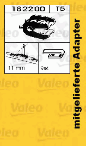 SWF 116615 TS019 щетка 600/24' Spoiler Opel Omega B, Citroen Xantia 93>, Renault Laguna