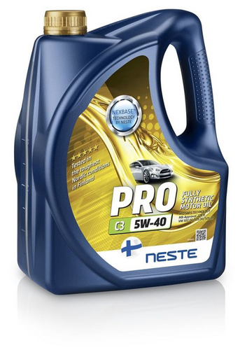 NESTE 117345 1173 45 масло моторное PRO C3 5W-40 4 л полностью синтетическое