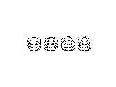 NISSAN 12033-EE000 Комплект поршневых колец
