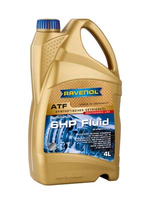 RAVENOL 1211112-004 Масло трансмиссионное ATF 6 HP 4л (синтетика+ПАО)