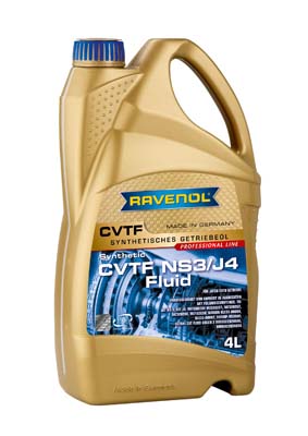 RAVENOL 1211132004 Масло трансмиссионное CVTF NS3/J4 4л (синтетика)