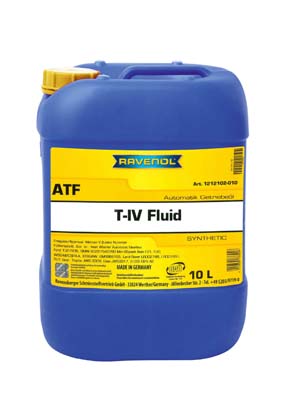 RAVENOL 1212102-010 Масло трансмиссионное ATF T-IV 10л (синтетика)