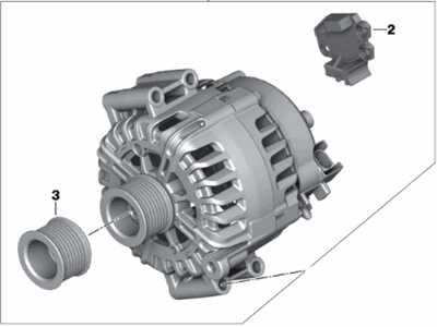 BMW 12317591271 Оборотный генератор 210A 5' F10, F11, F18, 7' F01, LCI, F02, X3 F25