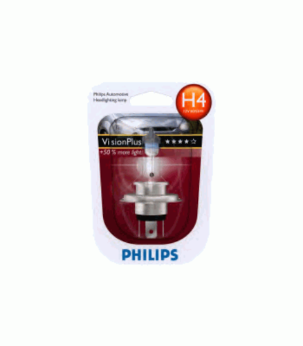 PHILIPS 12342 VPB1 Лампа! (H4) 60/55W 12V P43T-38 галогенная в блистере VisionPlus