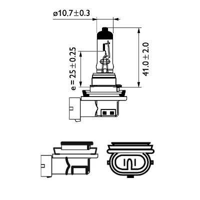 PHILIPS 12360WHVB1 Лампа накаливания, фара дальнего света