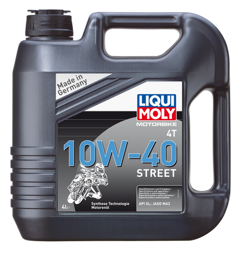 LIQUIMOLY 1243 LiquiMoly 10W40 Motorbike 4T Street (4L) масло моторное! HC-синт API SL