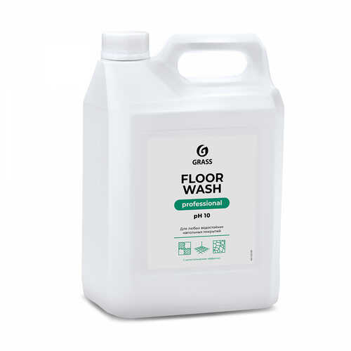 GRASS 125195 Средство для мытья пола! нейтральное 'Floor wash' (канистра 5.1 кг)