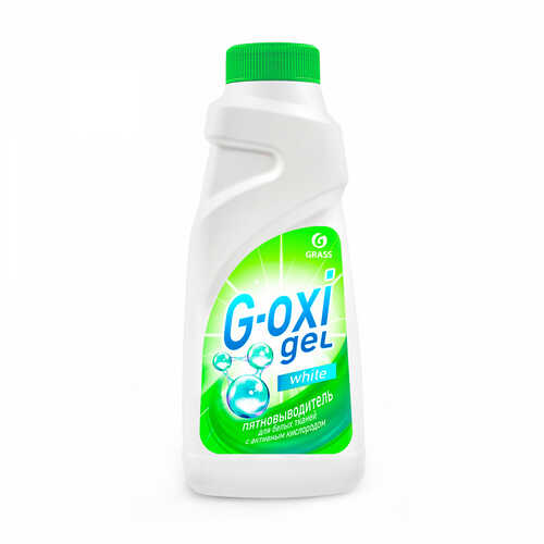 GRASS 125408 Пятновыводитель-отбеливатель! для белых тканей 'G-OXI gel' 500мл