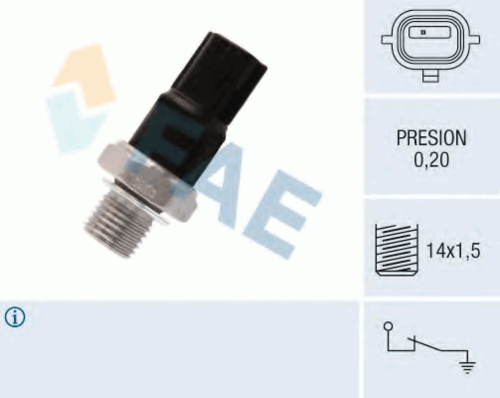 FAE 12702 Датчик давления масла